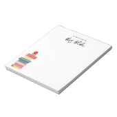 Leraar Waardering Boeken Apple Notitieblok (Linkerzijde)