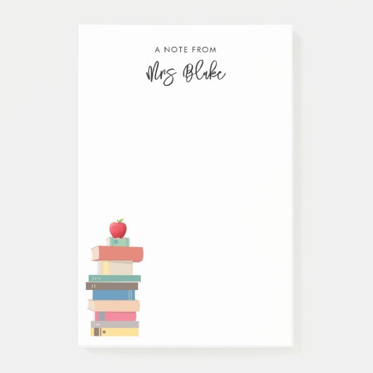 Leraar Waardering Boeken Apple Post-it® Notes (Voorkant)