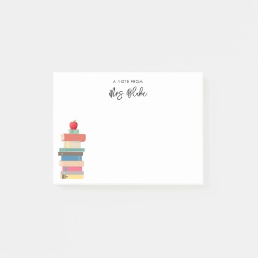Leraar Waardering Boeken Apple Post-it Notities Post-it® Notes (Voorkant)