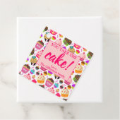 Leraar waardering Cupcake U neemt de taart Bedankjes Labels (In situ)