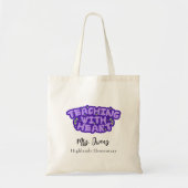 Leraar Waardering Dank Je Leraar Modern Tote Bag (Voorkant)