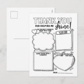 Leraar waardering dank u kleurstof feestdagenkaart (Voorkant / Achterkant)