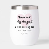 Leraar waardering Dank u School Custom (Achterkant)