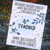 Leraar waardering Gift .