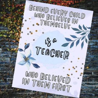 Leraar waardering Gift .