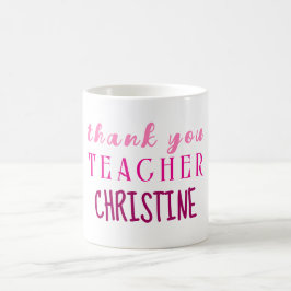 Leraar Waardering Gift, gepersonaliseerde dank u Koffiemok