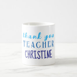 Leraar Waardering Gift, gepersonaliseerde dank u Koffiemok