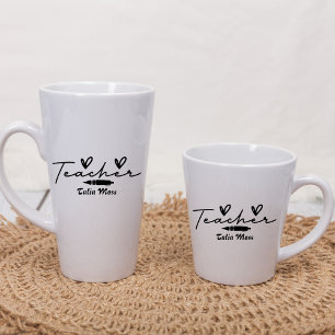 Leraar Waardering Gift Nieuwe Leraar Latte Mok