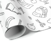 Leraar Waardering Gift School Thema Elementary Cadeaupapier (Rol Hoek)