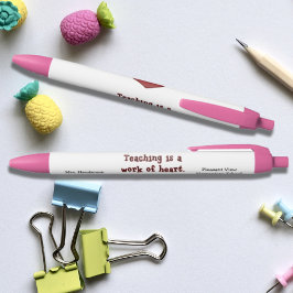 Leraar Waardering Ink Pen
