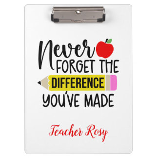 Leraar Waardering Klemborden Vergeet nooit