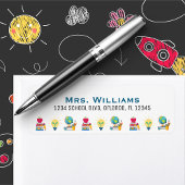 Leraar Waardering 'Leer Inspireren Herhaal' Custom Notitiekaartje