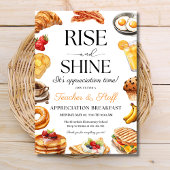 Leraar Waardering Ontbijt, Ontbijtfeest Kaart