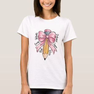 Leraar Waardering Potlood Coquette T-shirt