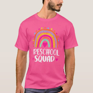 Leraar-waardering preschool-plein voor de kleuters t-shirt