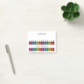Leraar Waardering Regenboogkrijtje Post-it® Notes (Kantoor)