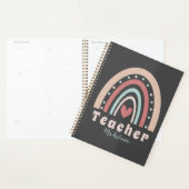 Leraar Waardering Terug naar School Boho Rainbow Planner (Display)