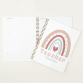 Leraar Waardering Terug naar School Boho Rainbow Planner (Display)