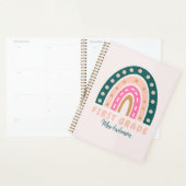 Leraar Waardering Terug naar School Boho Rainbow Planner (Display)