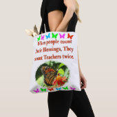 LERAAR WAARDERING VLINDERONTWERP TOTE BAG (Dichtbij)