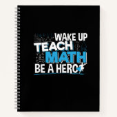 Leraar-waardering wiskunde - Leer, wees een helebo Notitieboek (Voorkant)