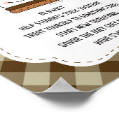 Leraar Wall Print Camping Classroom Theme S'mores (Hoek)