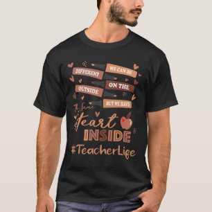 Leraar We Kunnen Verschillende Zwarte Geschiedenis T-shirt