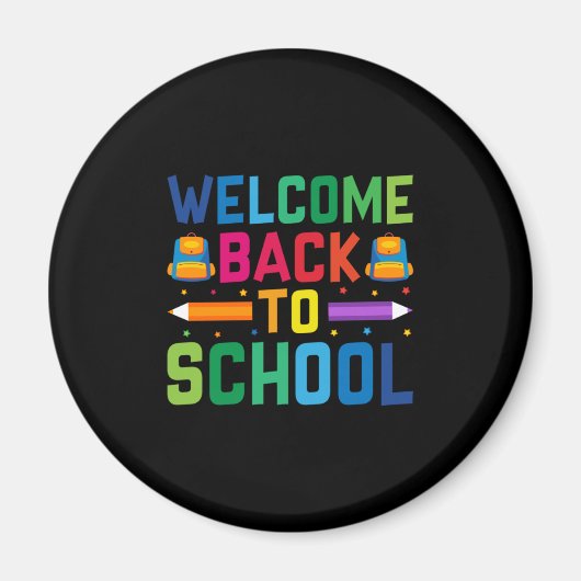 Leraar Welkom terug op school Magneet (Voorkant)