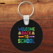 Leraar Welkom terug op school Sleutelhanger (Voorkant)