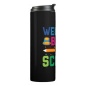 Leraar Welkom terug op school Thermosbeker (Gedraaid links)