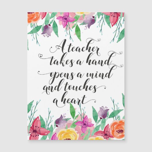 Leraar welkomstteken Teacher terug naar schoolcade (Voorkant)