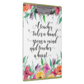 Leraar welkomstteken Teacher terug naar schoolcade Klembord (Rechts)