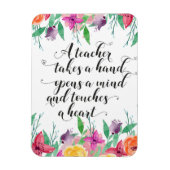 Leraar welkomstteken Teacher terug naar schoolcade Magneet (Verticaal)