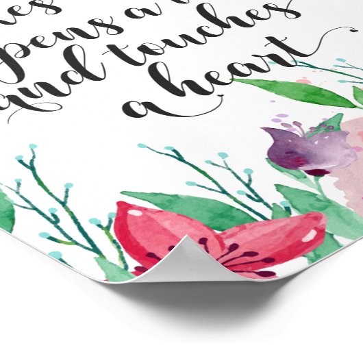 Leraar welkomstteken Teacher terug naar schoolcade Poster (Hoek)