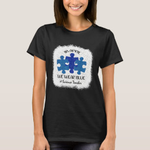 Leraar Wetenschap Docent Autisme Bewustzijn April T-shirt
