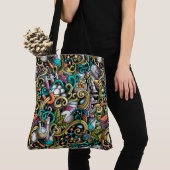 Leraar Wetenschap Print All Over Bag. Naam op acht Tote Bag (Dichtbij)
