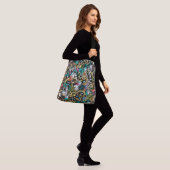 Leraar Wetenschap Print All Over Bag. Naam op acht Tote Bag (Op model)