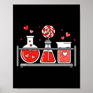 Leraar Wetenschap Valentijnsdag Lab Medisch Istant Poster