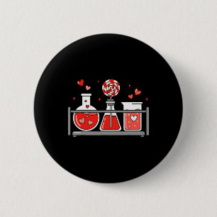 Leraar Wetenschap Valentijnsdag Lab Medisch Istant Ronde Button 5,7 Cm