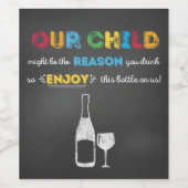 Leraar Wijn Labels - Leraar Waardering Gift Wijn Etiket (Enkel label)