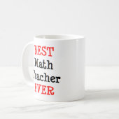 leraar wiskunde, beste koffiemok (Voorkant links)