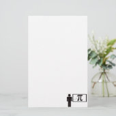 leraar wiskunde briefpapier (Staand voorkant)
