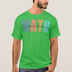 leraar wiskunde t-shirt