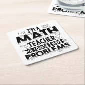 leraar wiskunde | Wiskundige wiskunde — Giften Kartonnen Onderzetters (Schuin)