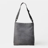Leraar wit script inspirerend citaat schoolbord crossbody tas (Achterkant)