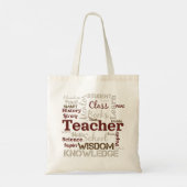Leraar Woordwolk Tote Bag (Achterkant)