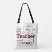 Leraar Woordwolk Tote Bag (Achterkant)