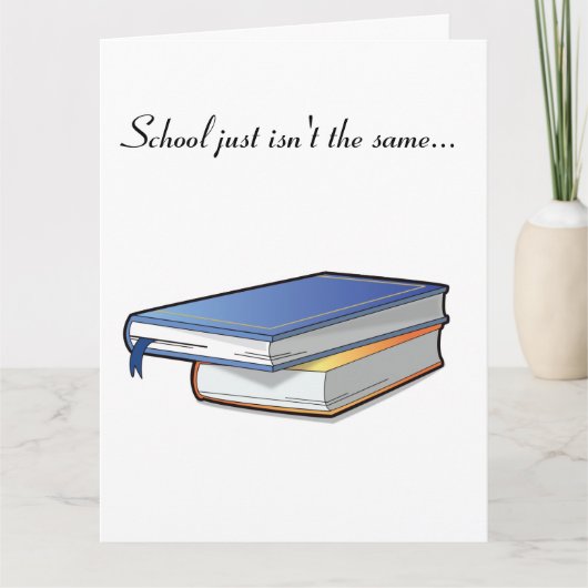 Leraar wordt snel gezond Grote Kaart uit de klas (Voorkant)