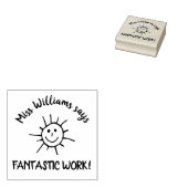 leraar zegt: Fantastisch werk — kunststempel Rubberstempel (Gestempeld)