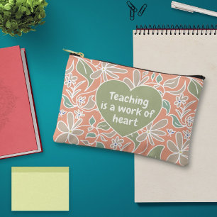 Leraar Zegt Koraal Oranje Botanisch Etui